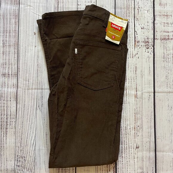 Levi's Denim - Vintage Levi’s 519 Deadstock | Brown Corduroy Jeans | 31x33